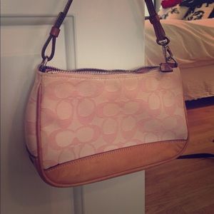 Pink coach bag