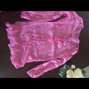 Pink blouse size s