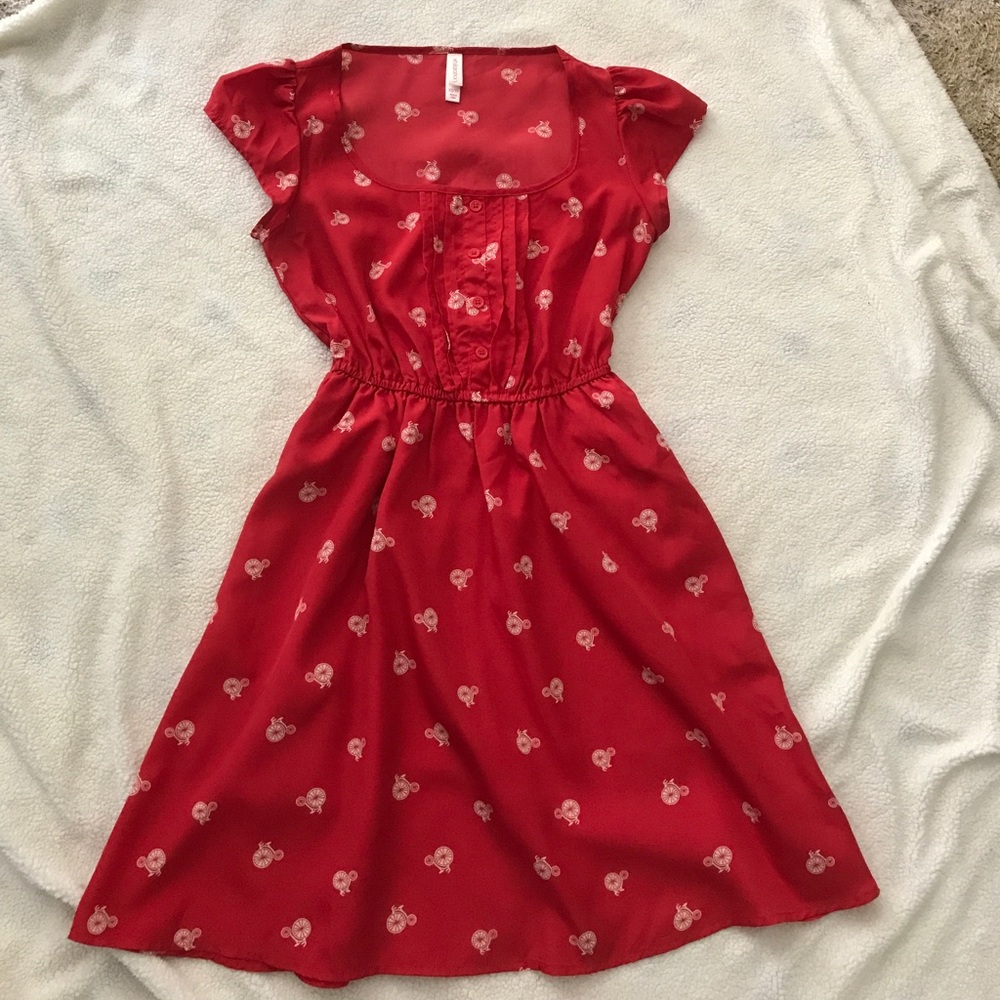 Cute red dress