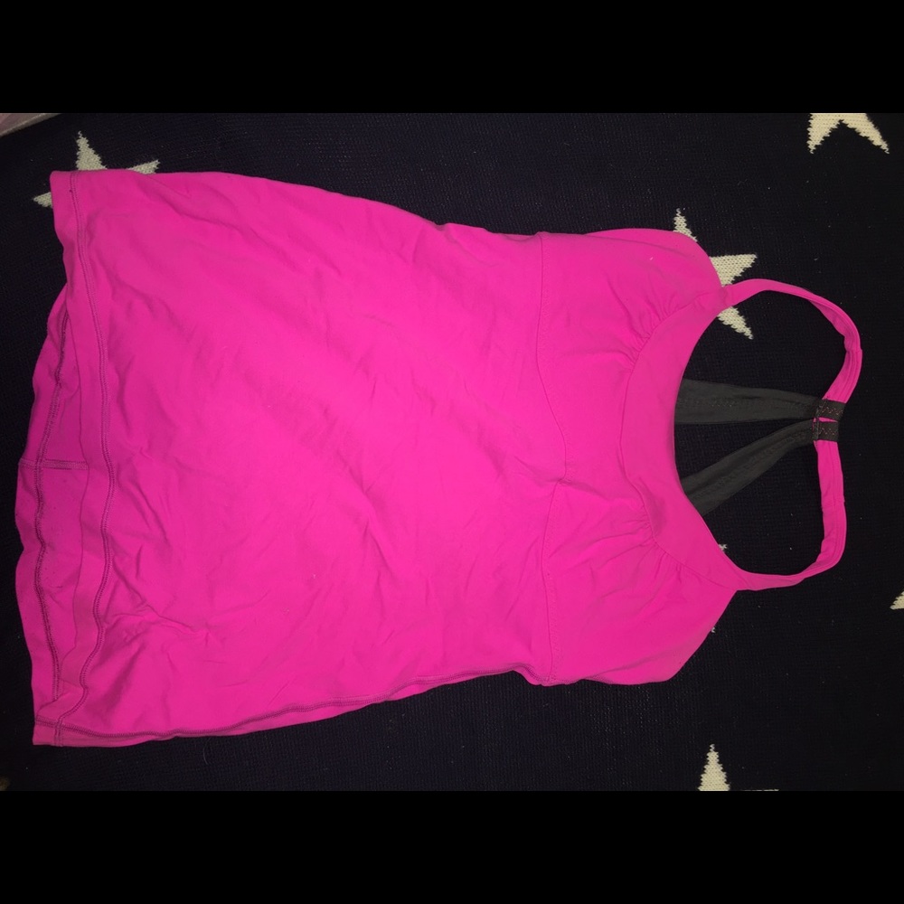 Pink lululemon top