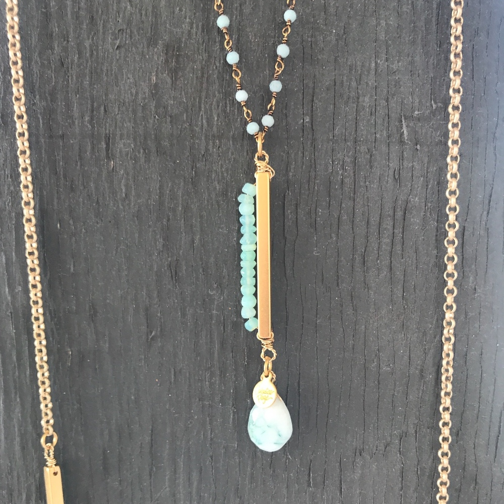 NEW! Catherine Page Gerwyn Necklace Peruvian Opal