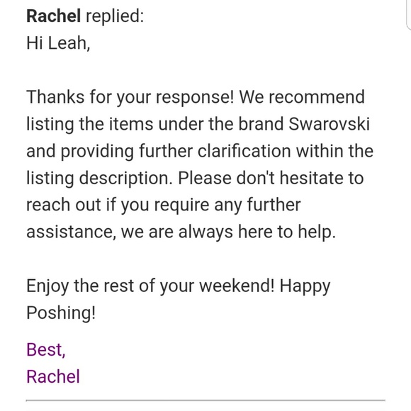 18k Swarovski Princess cut earrings - Picture 6 of 6