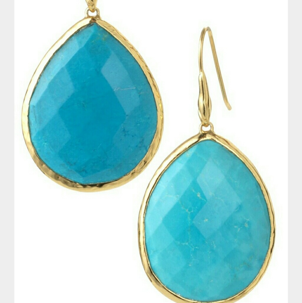 Stella & Dot Turquoise Drop Earrings