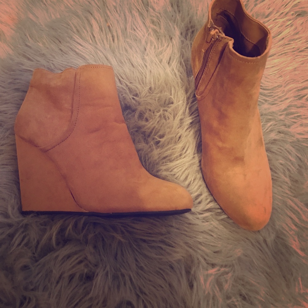 Suede booties