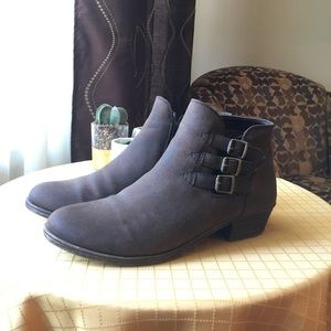 JustFab Hadlee Bootie in Brown