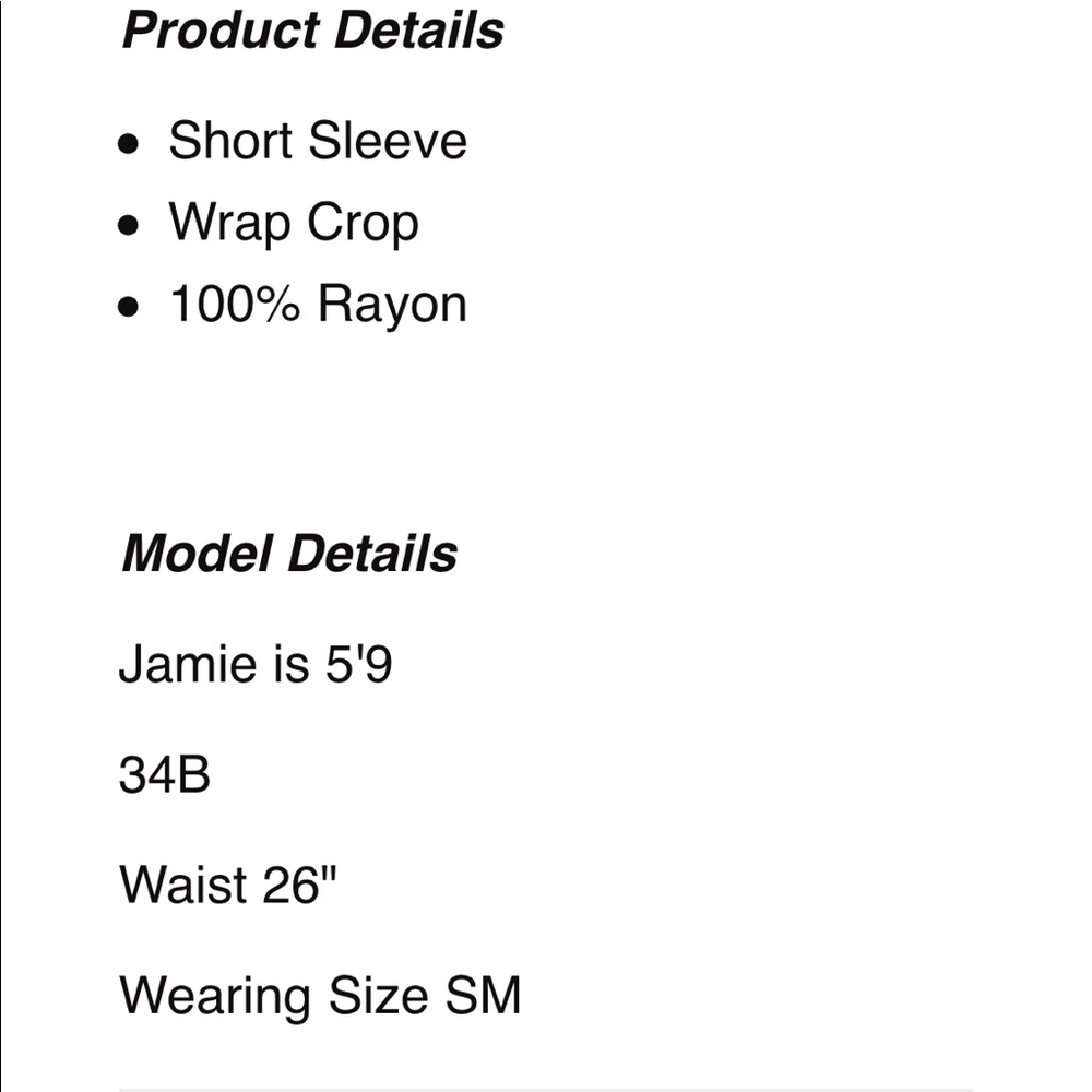 Floral Wrap Crop Top - Picture 6 of 6