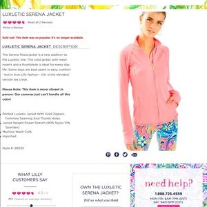Lilly Pulitzer Serena Jacket in Coral Reef