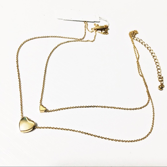 NY&Co • Double Heart Dainty Necklace - Picture 3 of 4