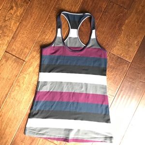 Lululemon stripe cool racerback, sz8