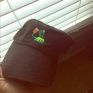 Kermit the frog meme hat