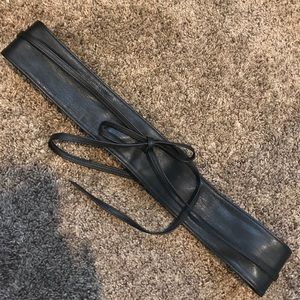 Faux Leather Obi style belt