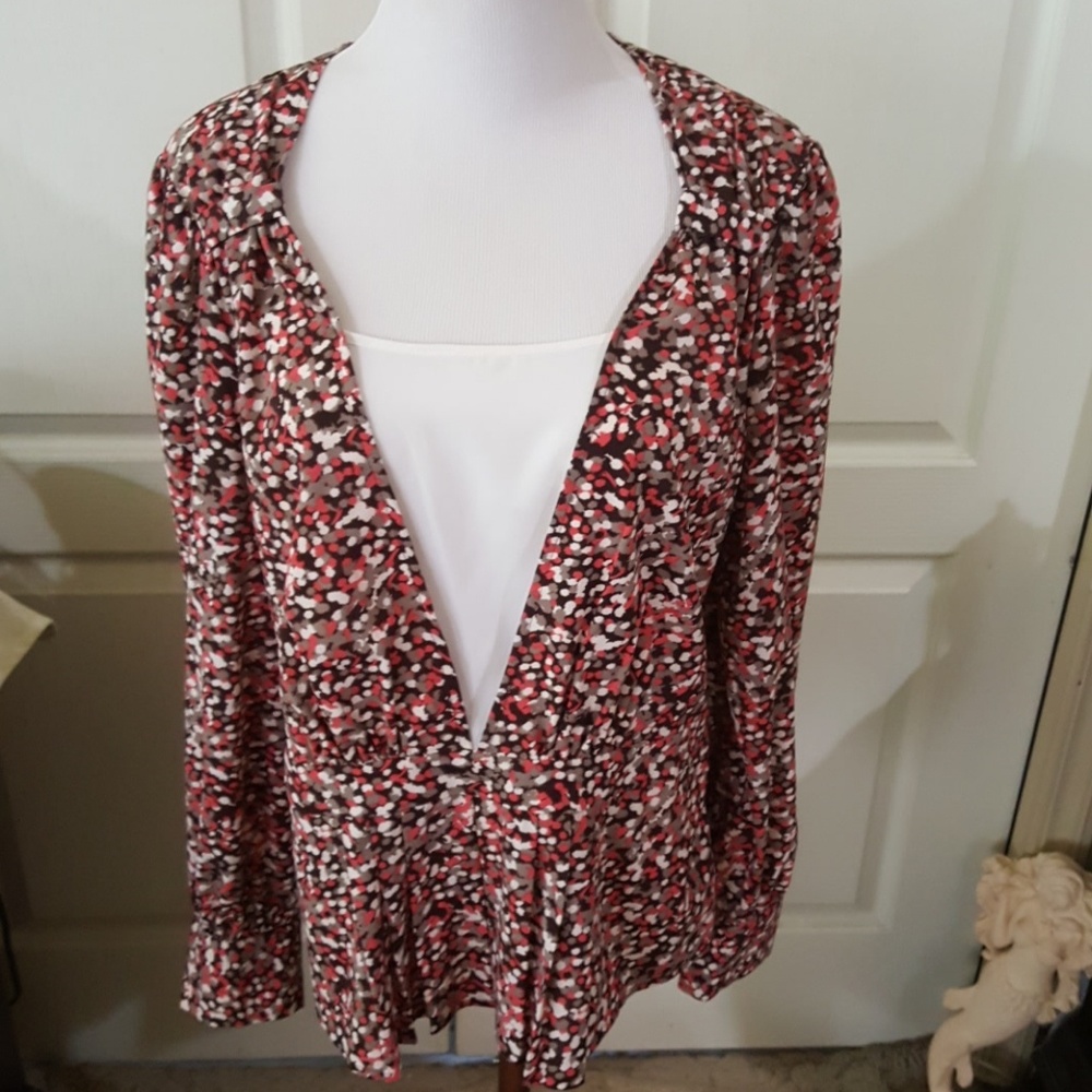 Chadwicks Long Sleeve Blouse. Size 10.