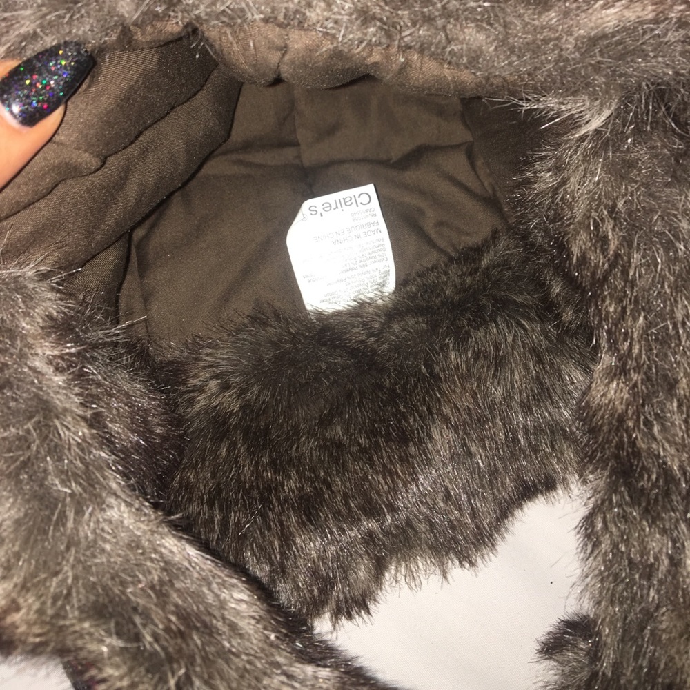 Multi Color Fur Hat - Picture 2 of 2