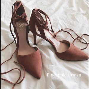 Vince Camuto Lace Heels