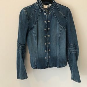 A/X Armani Exchange Denim Military Coat