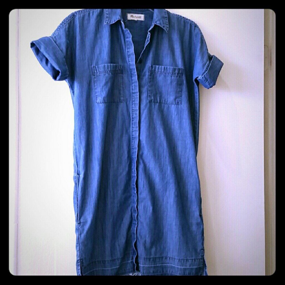 Madewell Denim Drop-Hem Shirtdress