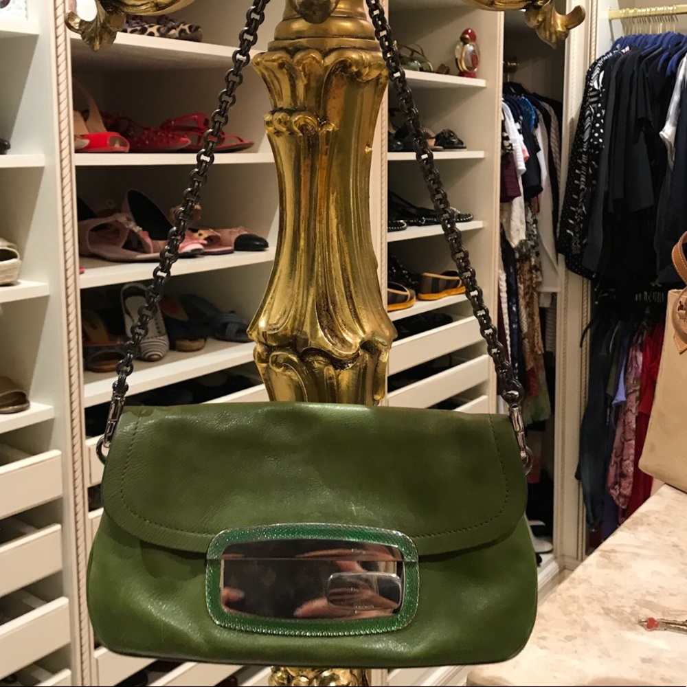 💯 Authentic prada clutch