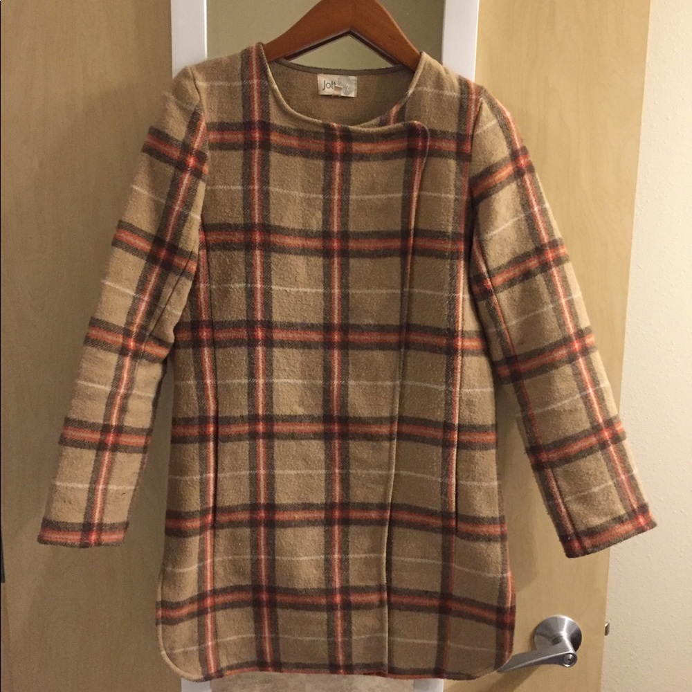 Jolt Plaid Coat - Picture 2 of 7
