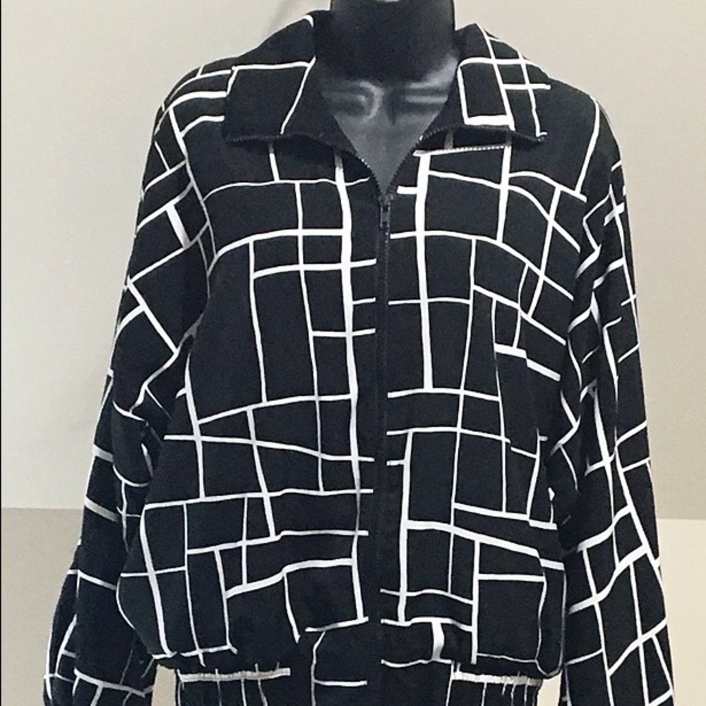 💥Abstract zip-up💥 - Picture 3 of 5