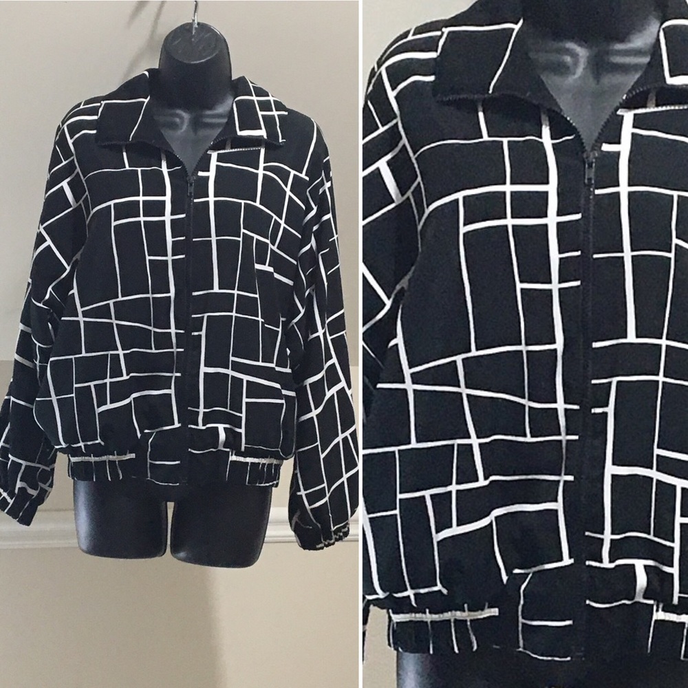 💥Abstract zip-up💥 - Picture 2 of 5