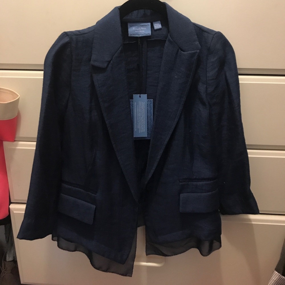 Navy blue blazer