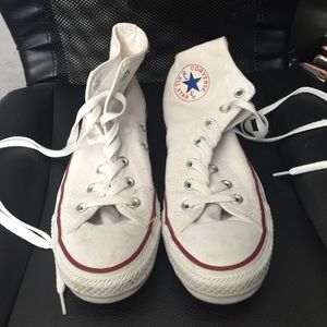 White High-top Converse Women's