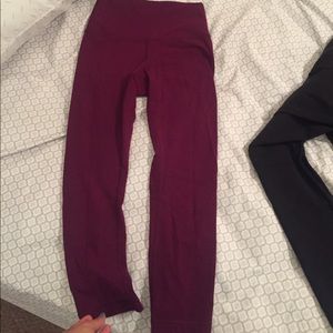 Lululemon wunder under high rise 21"
