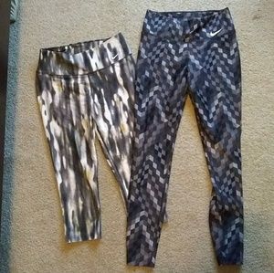 Two pairs of Nike leggings!