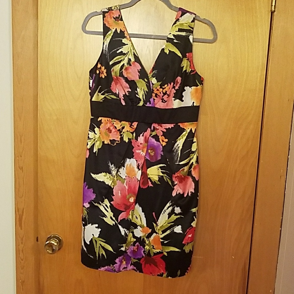 Flower print dress