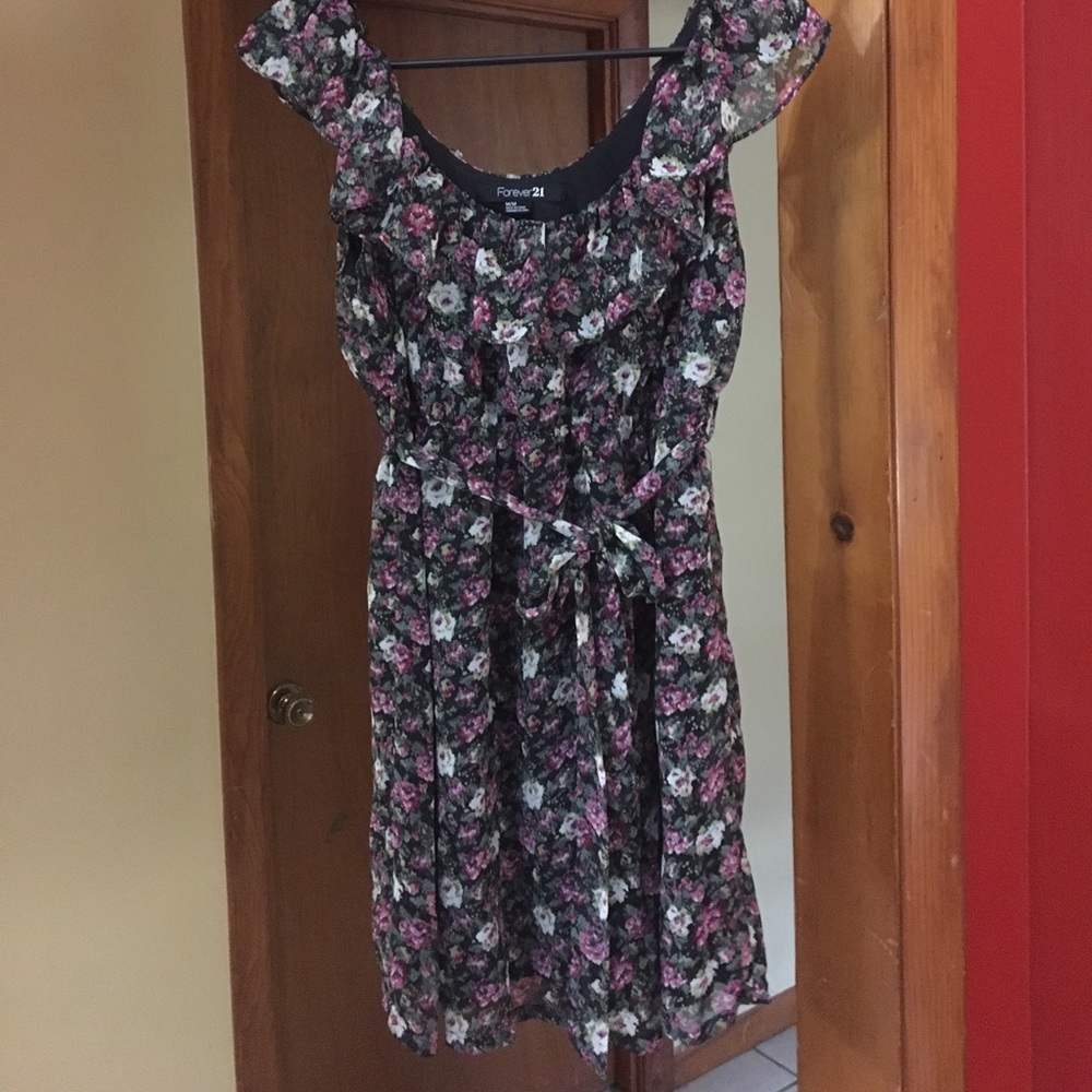 Floral mini dress