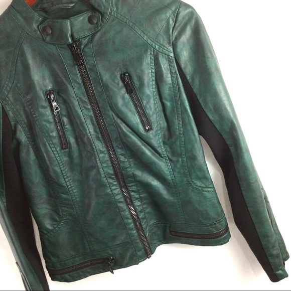 ❌SOLD❌Sam Edelman Faux Leather Moto Jacket - Picture 3 of 8
