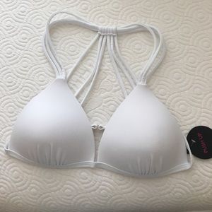 NWT! White bathing suit top