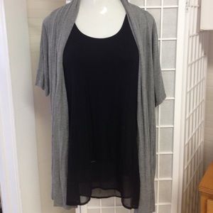 Lane Bryant set: 14/16 Tunic Tank w/Overpiece