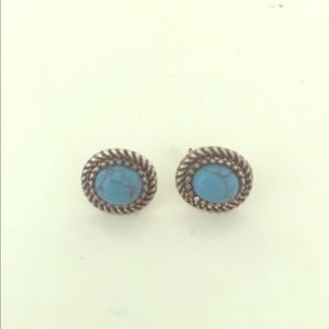 Blue Stone Studs