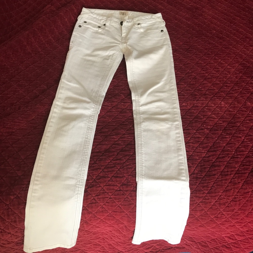 Free People off white jeans sz 25