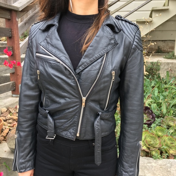 Vintage leather jacked made in Korea - Picture 2 of 8