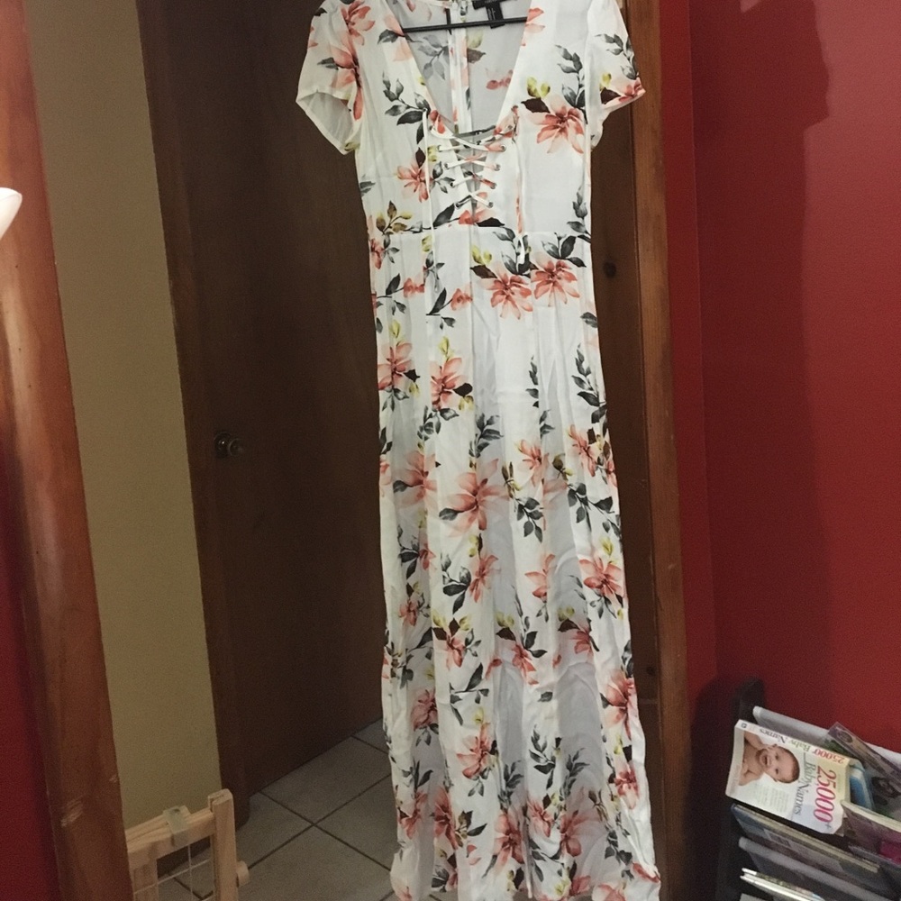 Very sexy floral maxi dress