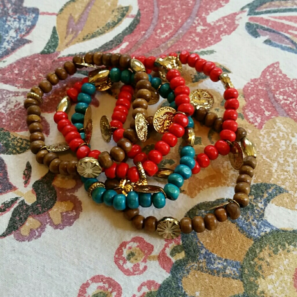 Boho beaded bracelets