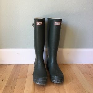 Hunter Green Tall Rainboots