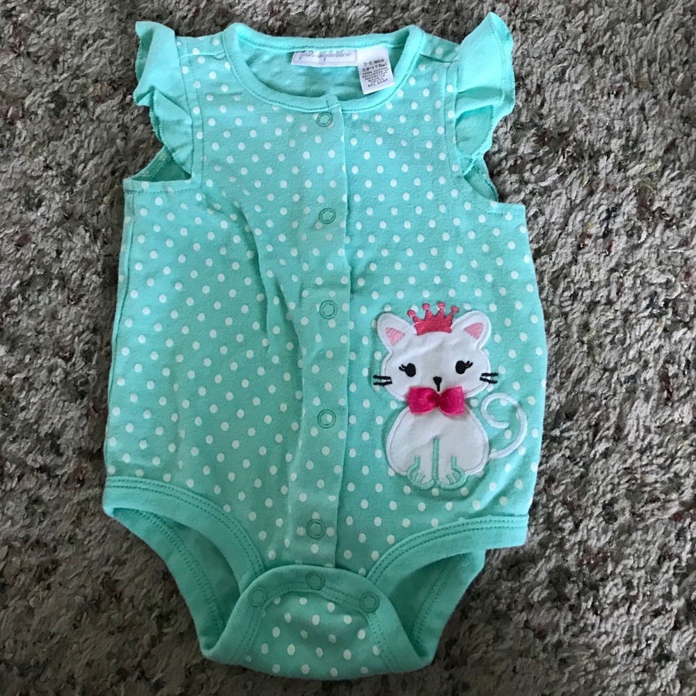 ❤️$2 Add-On❤️ First Impressions Polka Dot Bodysuit