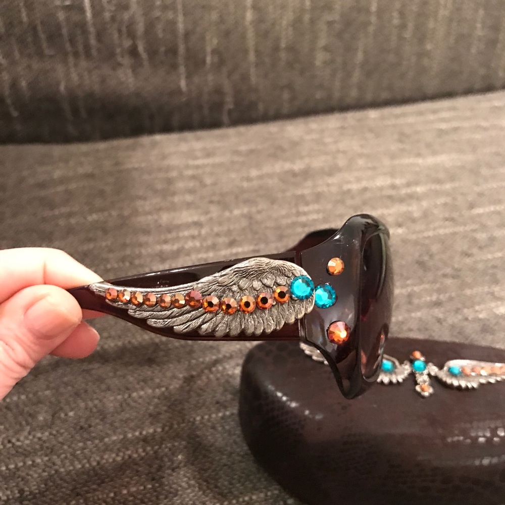 Custom made. Photos don’t show how cool these are. Sparkle in the sun