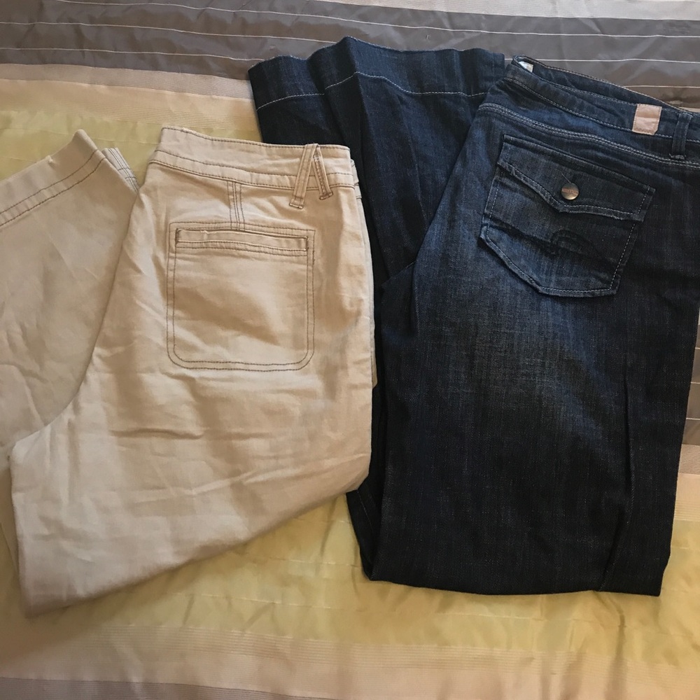 Maurice's Jeans and Capri Bundle size 13/14