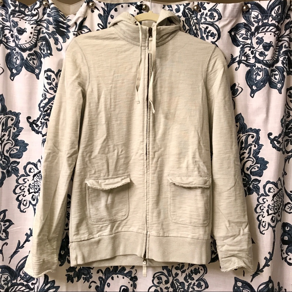 J.Crew French terry hoodie.