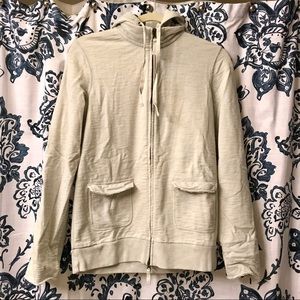 J.Crew French terry hoodie.