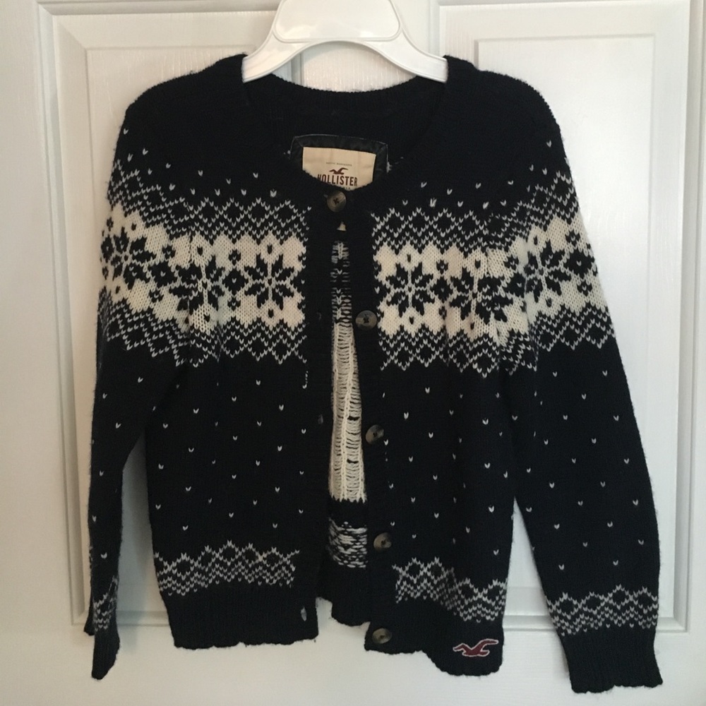Hollister cardigan size small