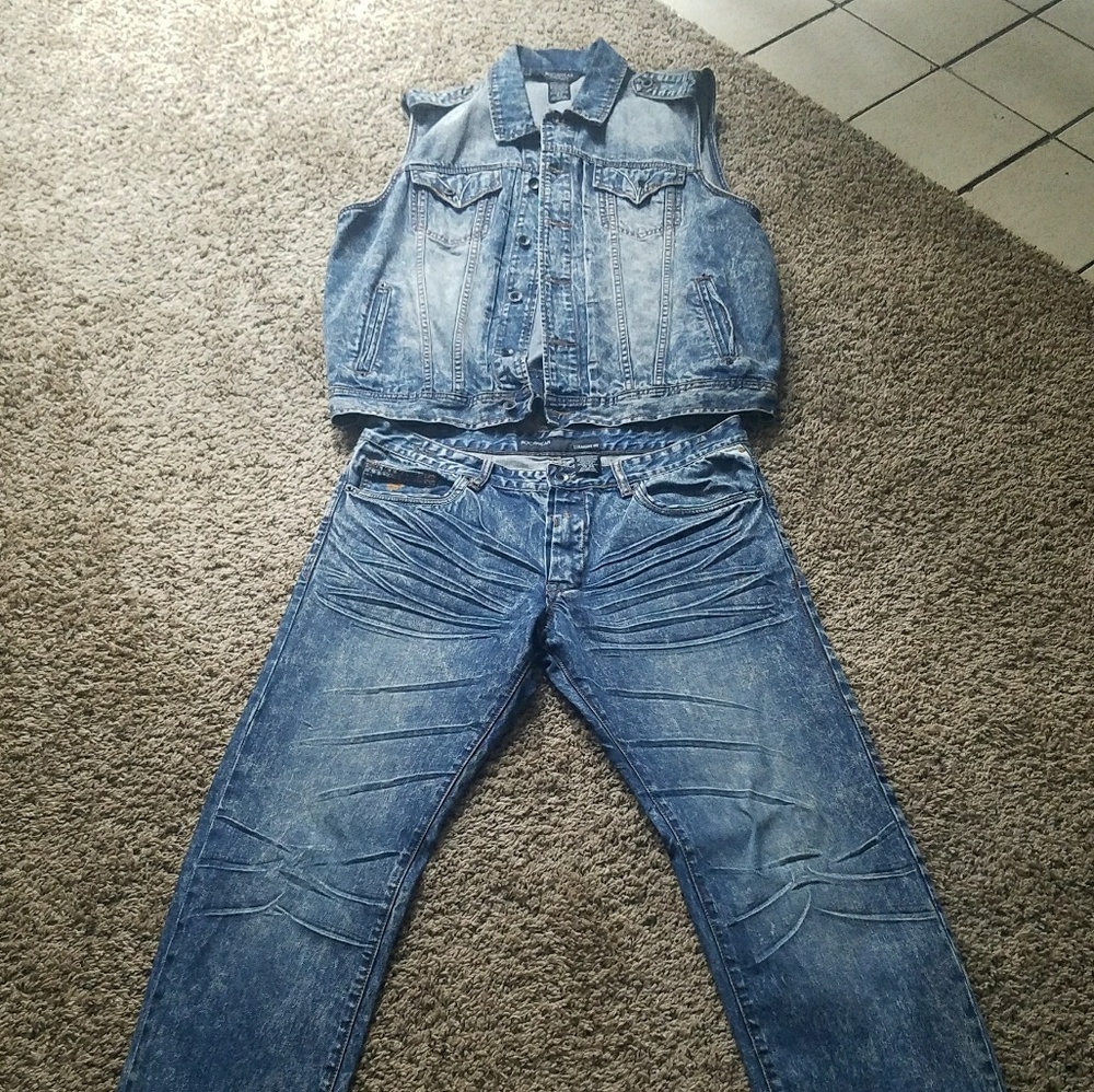 Jean Vest and matching Jeans