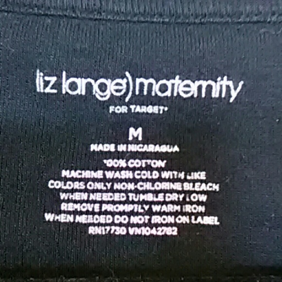 V Neck Long Sleeve Liz Lange Maternity Top - Picture 5 of 5