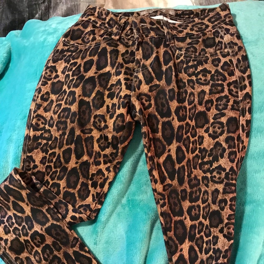 Leopard pants