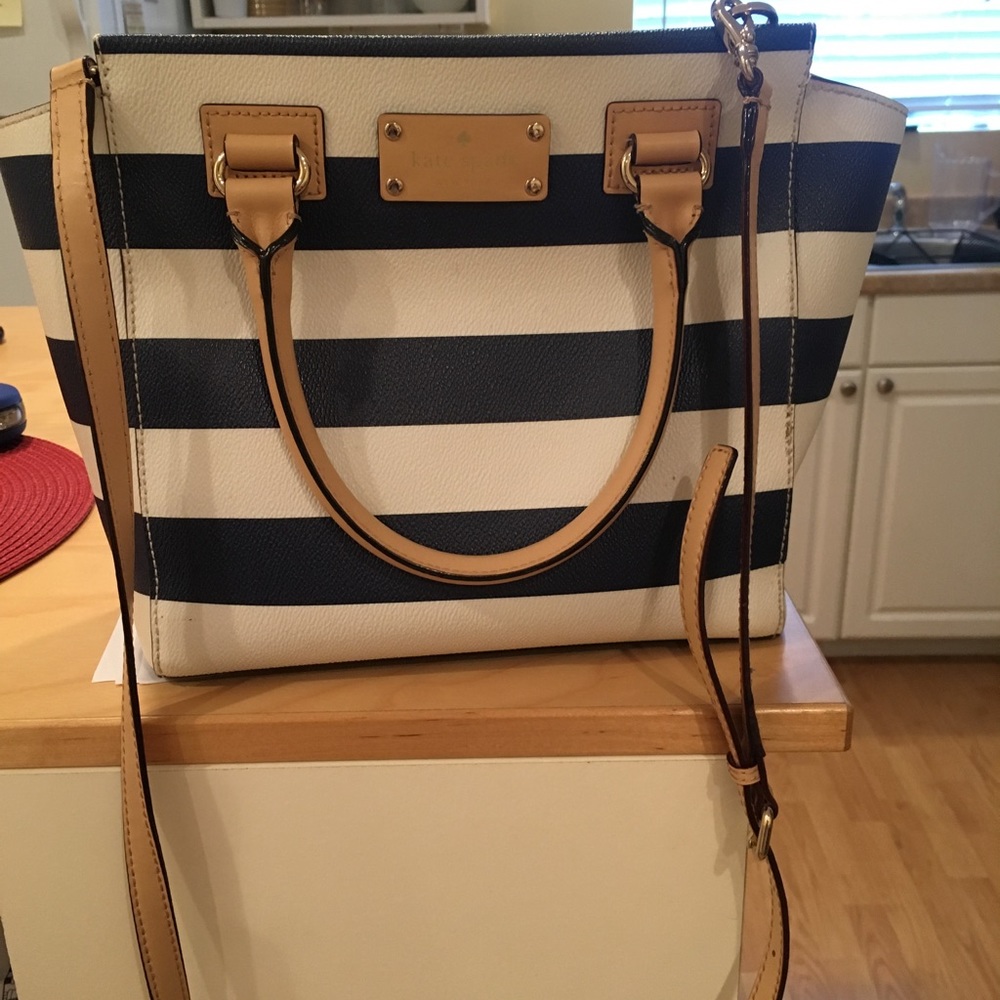 Kate Spade Navy and White