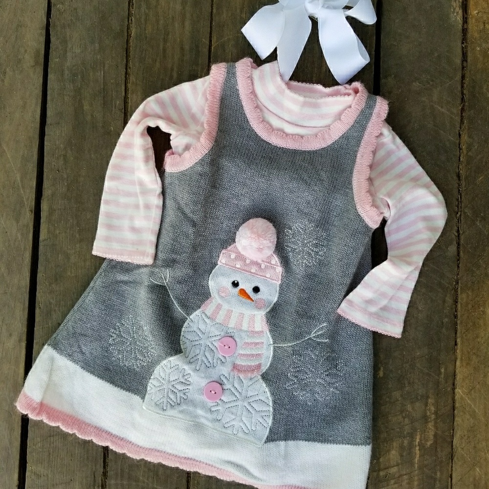 ⚡FLASH SALE⚡Baby Girl Winter Sweater Dress